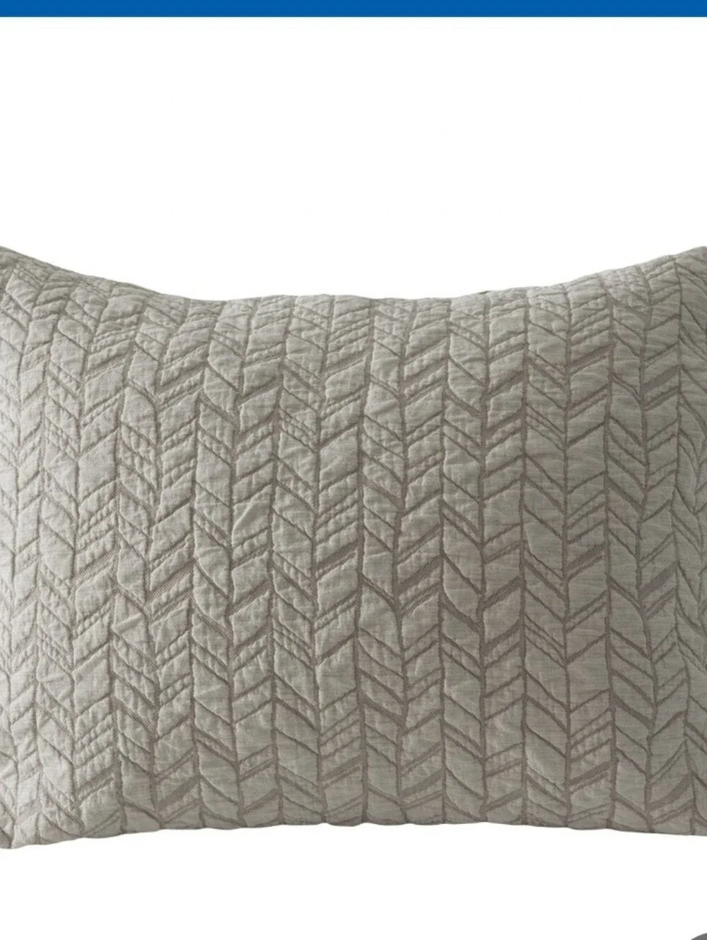 (6) Avacado Herringbone 3piece Organic Cotton Coverlet Set